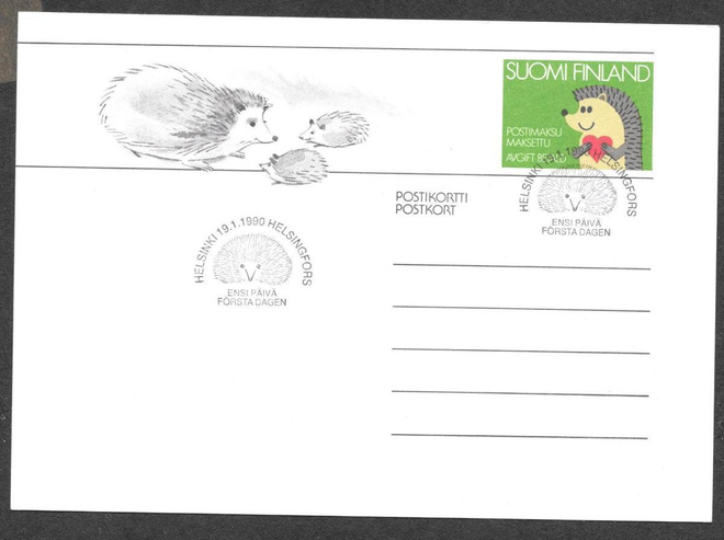 Siili ehiö FDC (LAPE 152)