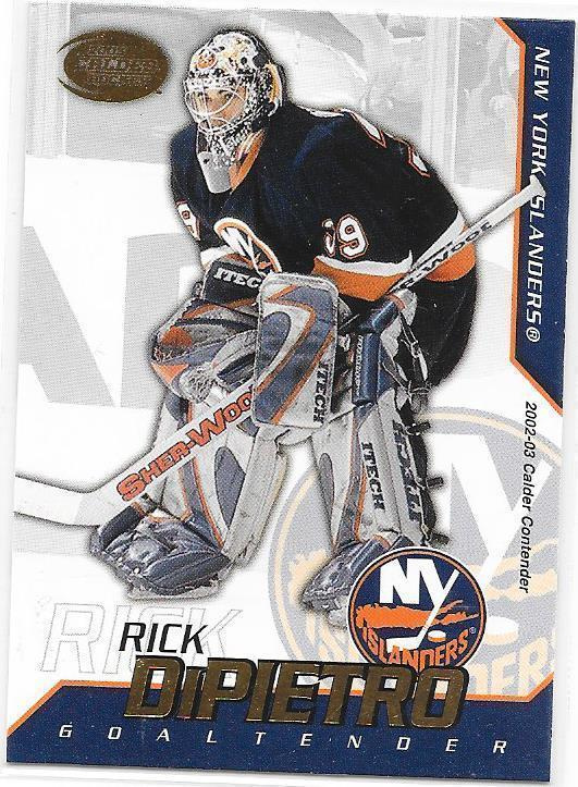 2002-03 Pacific Calder #81 Rick DiPietro NYI MV