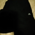 Adidas -mustat kollarit housut koko S nyörillä - pikkukuva 1