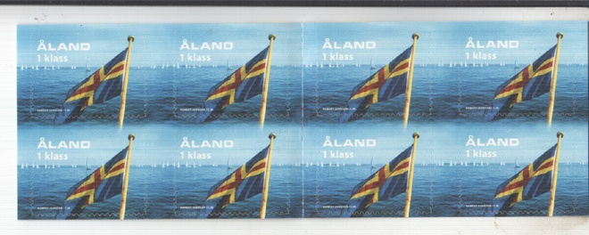 Åland 2004  1 kl. lippuja vihko postituoreena.