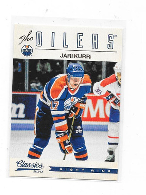 2012-13 Classic Signatures #95 Jari Kurri , Edmonton Oilers