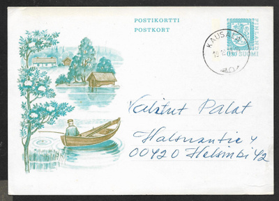 Postilähetys - Ehiö (LAPE 136) Kausala 19.19.78 leimausvirhe