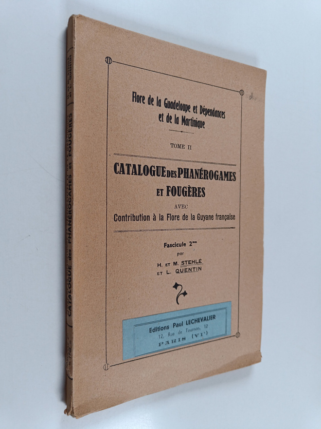 L. Quentin ym. : flore de la guadeloupe et dependances et...