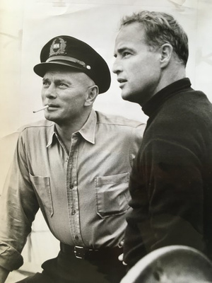 (2x) Marlon Brando & Yul Bruynner, 'Morituri', 1965 - Valoku