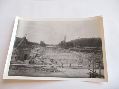 Saimaan kanava  1937 valokuva 14,5x10cm *