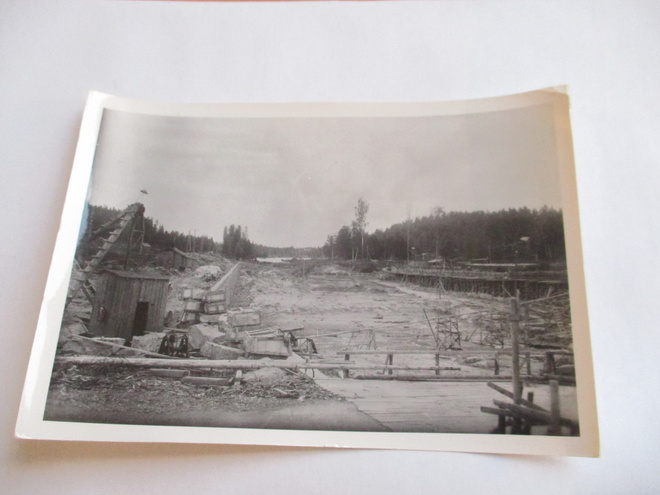 Saimaan kanava  1937 valokuva 14,5x10cm *