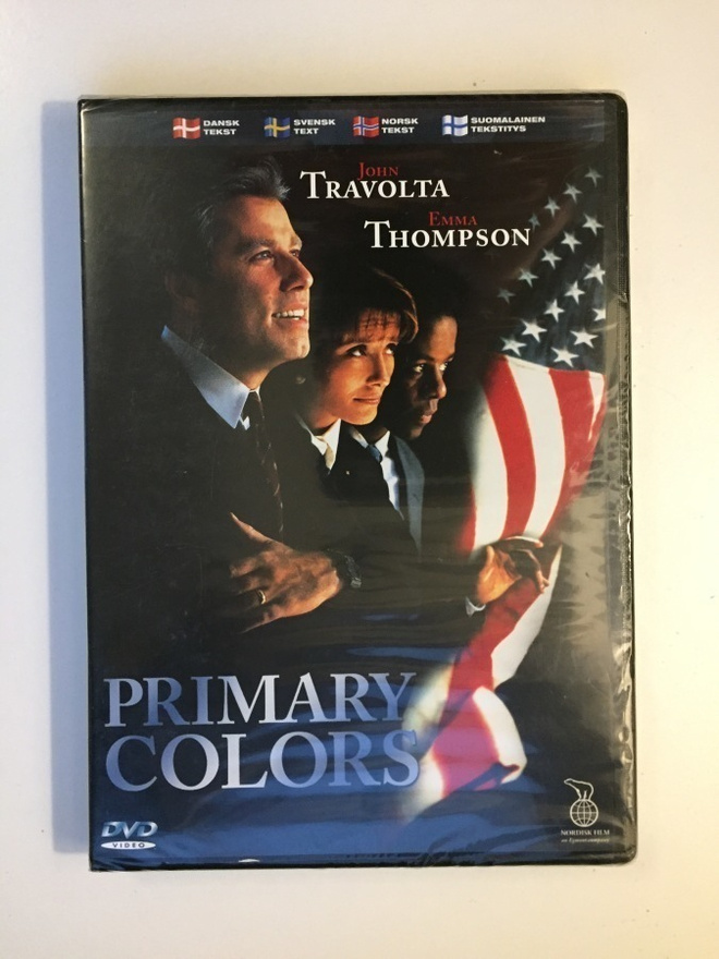 Primary Colors (DVD) John Travolta ja Emma Thompson (UUSI)