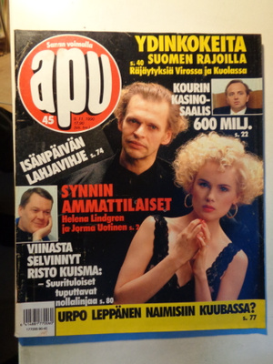 Apu lehti Nro 45/1990 (29.12)