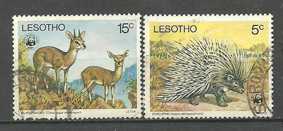 WWF-merkit ELÄINaihetta LESOTHO o