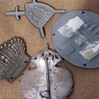 Ruotsin Militaria - 4 KPL. Yksi merkeistä Hopeinen. - pikkukuva 3