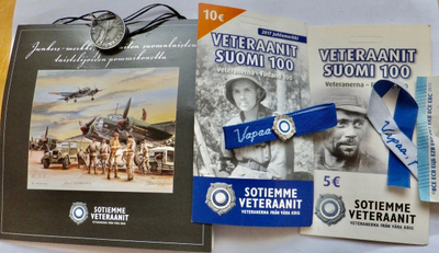 Sotiemme Veteraanit Mitali Pinssi ym Junkers Ju 88 Lentokone