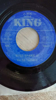 Ba Ba Thomas – Miss Shake It 45 KING RARE