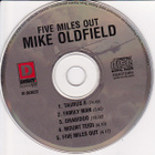 Mike Oldfield : Five Miles Out - CD - pikkukuva 2