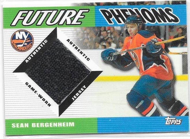 2003-04 Authentic Game Worn Jersey #FP-SB Sean Bergenheim