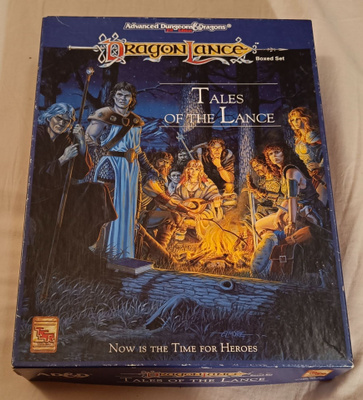 AD&D 2nd Ed.: Tales of the Lance -boksi+Leaves from the Inn