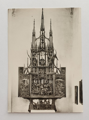 Rothenburg - St.Jakobskirche - vanha saksalainen postikortti