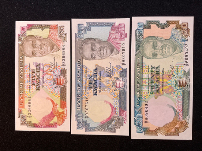 Bank of Zambia 1989 - British Africa