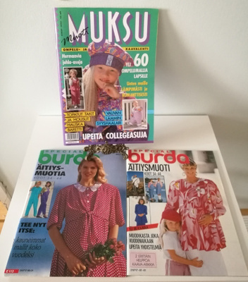 Käsityölehtiä, 2 x äitiysmuoti + Muoti Muksu -lehti