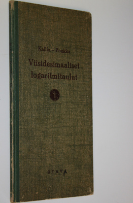 Niilo (toim.) Kallio : Viisidesimaaliset logaritmitaulut