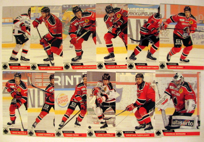 Cardset 2018-19 Ässät 169-180 teamset