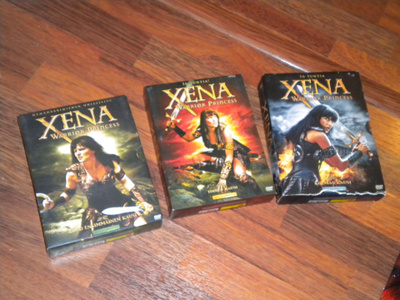 3 kpl DVD BOX - XENA Warrior Princess Kausi 1, 2 ja 3