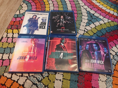 John Wick 1-4 + Ballerina Blu-ray.