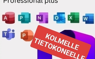 Office 2024 Pro Plus (3:lle tietokoneelle)
