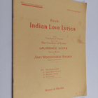 Amy Woodforde-Finden : Four Indian love lyrics - pikkukuva 1