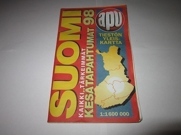 APU SUOMI 98  KARTTA JA TAPAHTUMAT.