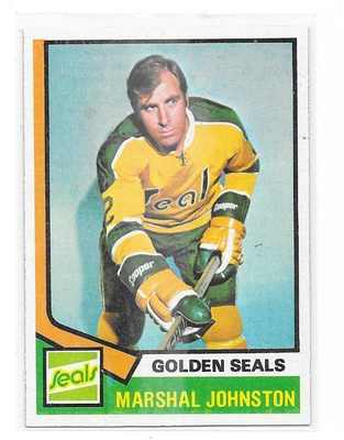 1974-75 Topps #189 Marshall Johnston California Golden Seals