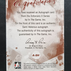 2013-14 ITG Enforcers auto Sami Helenius nimmarikortti - pikkukuva 2
