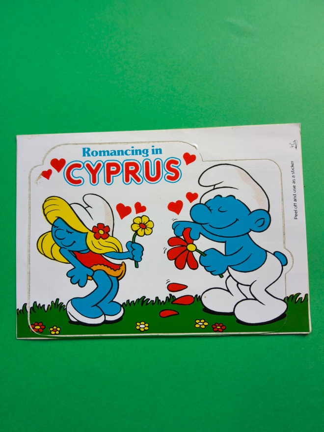 Romancing in CYPRUS Tarra-postikortti