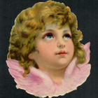 Joulu - Wanha - Kaunis enkeli 1 - 1900-l alku - pikkukuva 1