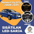 Honda City (G5) Sisätilan LED-sarja 6-osainen - pikkukuva 1
