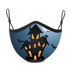 Kasvomaski 100% Puuvillaa, antibakteerinen. Halloween. - pikkukuva 1