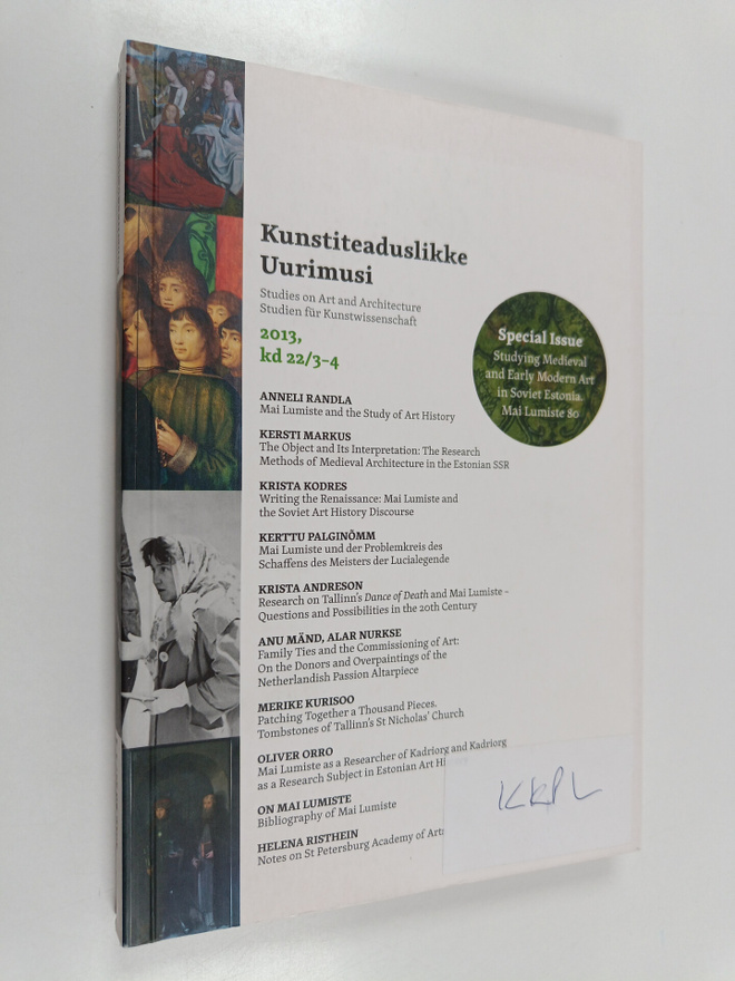 Kunstiteaduslikke Uurimusi 2013, kd 22 /3-4