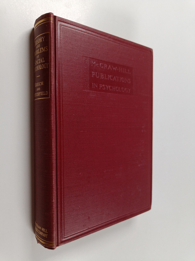 David Krech : Theory and problems of social psychology