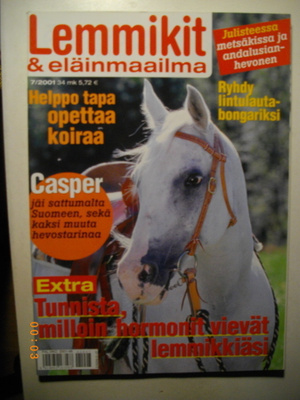 Lemmikit & eläinmaailma Nro 7/2001 (25.1)