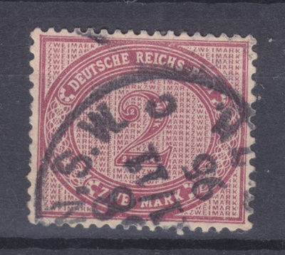 Saksa reich Mi 37 1896