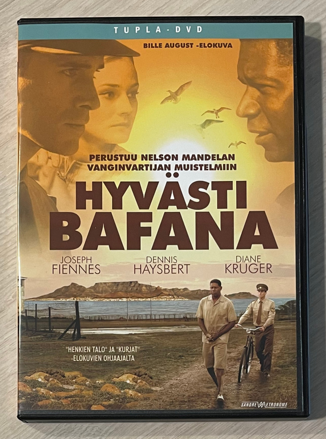 Bille August: HYVÄSTI BAFANA (2007) Joseph Fiennes (2DVD)