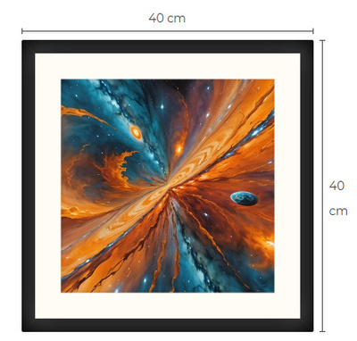Uusi galaxi Sci-Fi Science Fiction art print taulu
