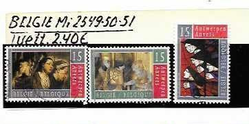 BELGIE-Mi 2549-50-51 luett.2,40€