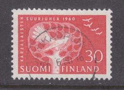1960 Karjalaisten suurjuhla LLo leimalla.