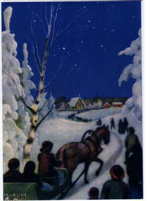 kortti ** Koivu Rudolf Joulurauhaa - erilaisia