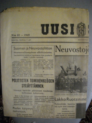 Uusi Suomi Nro 32/3.2.1945 (23.1)