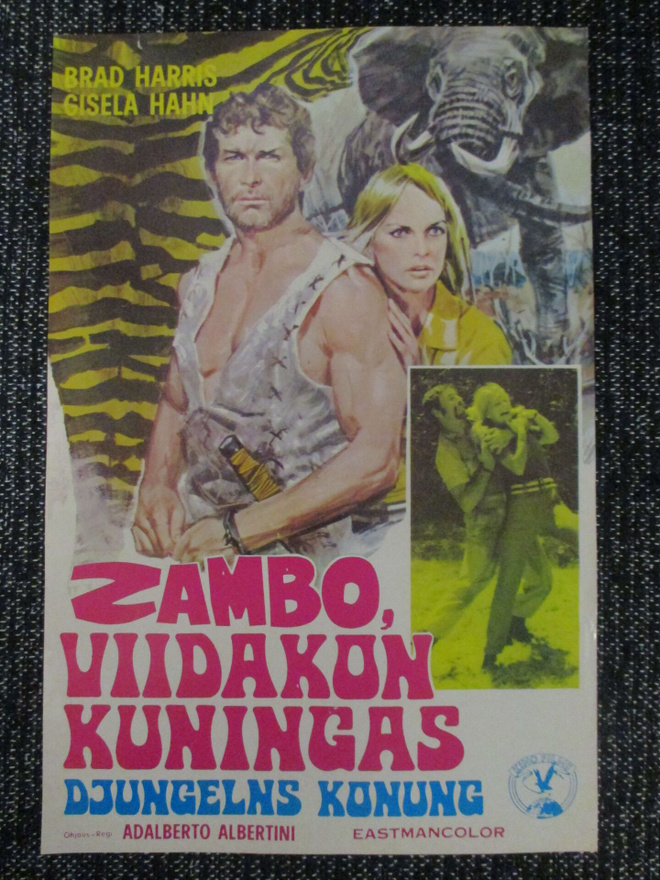 Zambo, viidakon kuningas (1972) - vanha elokuvajuliste