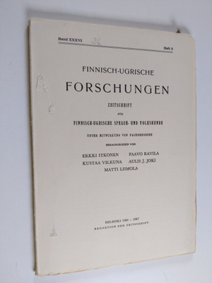 Finnisch-Ugrische Forschungen Band 36