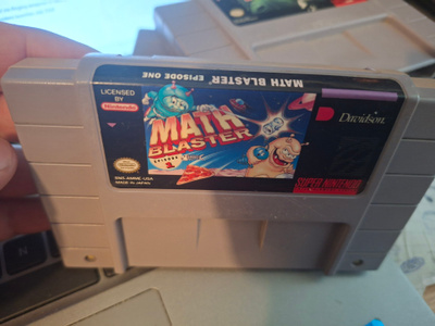 SNES Math Blaster Episode one USA