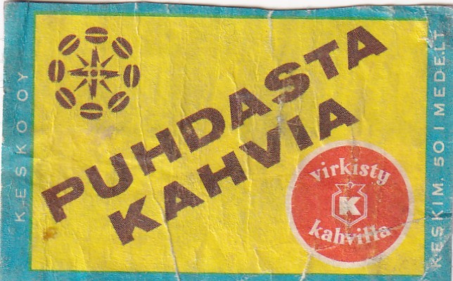 Puhdasta kahvia , Virkisty K kahvilla   b5721
