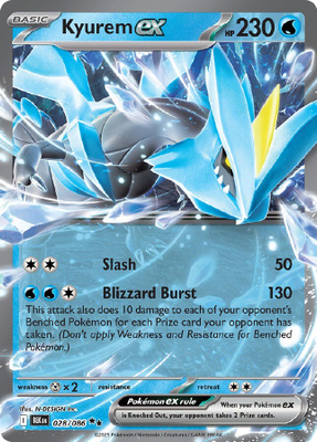 Kyurem ex 028/086 - Black Bolt - NM/M
